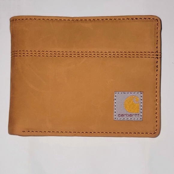 Carhartt Men's Casual Saddle Leather Walletu - Picture 7 of 11